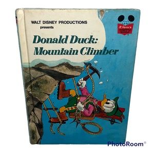 Donald Duck: Mountain Climber 1978 vintage Disney book